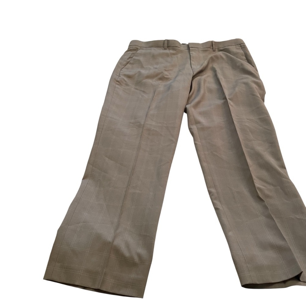 Perry Ellis Portfolio Tweed/Window Pane Dress Pants-Size 38x30 NWT-Non iron